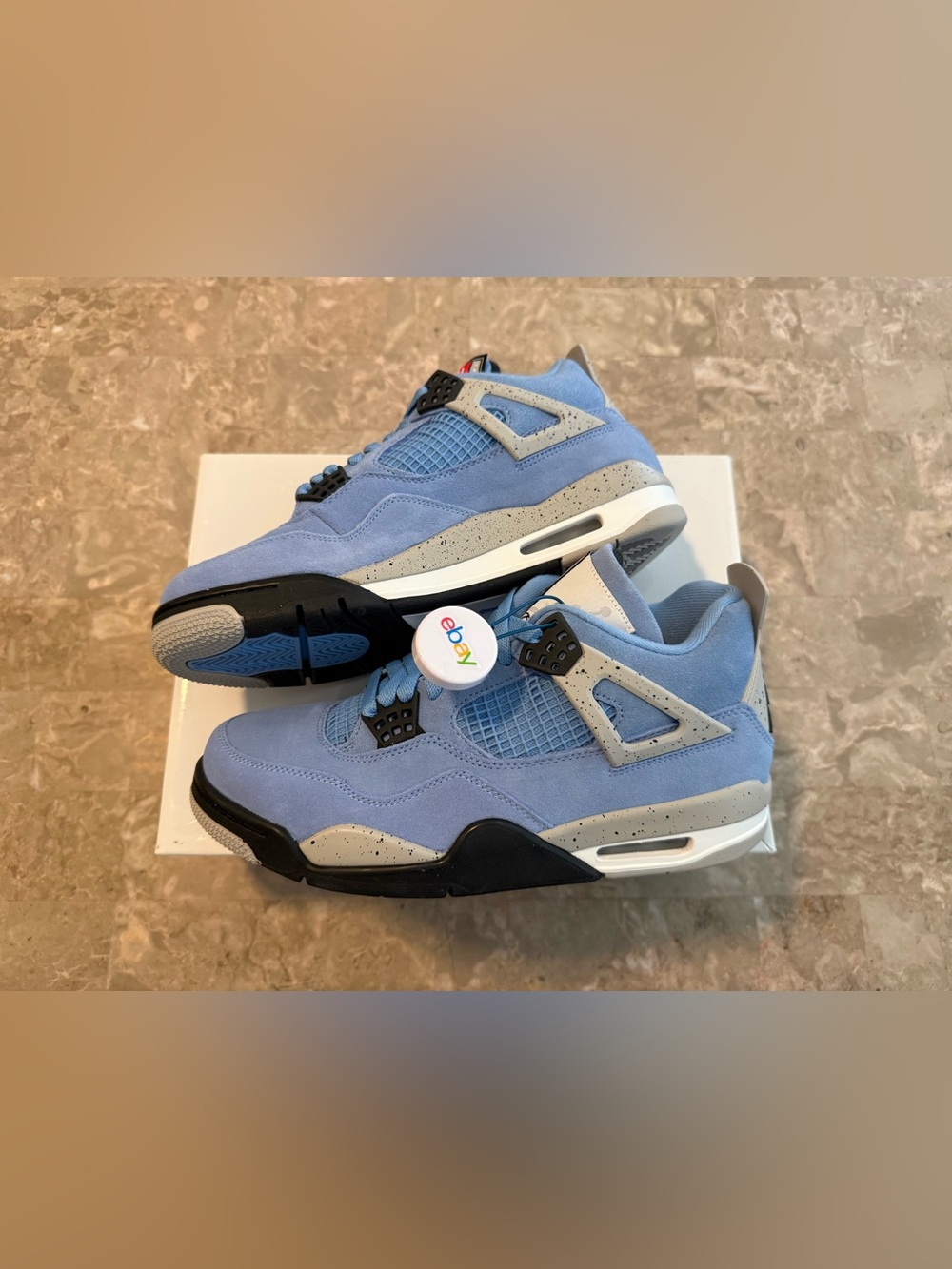 Brand New: Nike Air Jordan 4 Retro “University Blue” Size US M 8.5